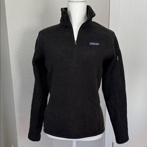 Patagonia Black Quarter-Zip Sweatshirt
